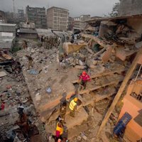 Kenijā sabrukusi sešstāvu dzīvokļu māja; notiek upuru meklēšana