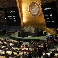ANO Ģenerāla asambleja noraida Jeruzalemes atzīšanu par Izraēlas galvaspilsētu; Latvija atturas