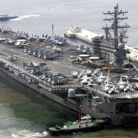 ASV uz Koreju nosūta otru aviācijas bāzes kuģi 'USS Ronald Reagan'