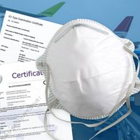 Gandrīz miljonu vērtā 'airBaltic' krava no Ķīnas: masku sertifikāts nederīgs, respiratori - neatbilstoši