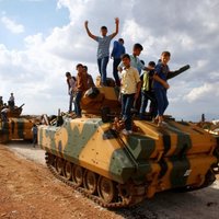 Foto: Turku karaspēks gatavojas pārņemt jaunas Sīrijas teritorijas