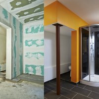 Элегантность и шик вместо тесноты: удивительные превращения ванных комнат