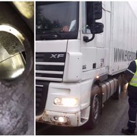 Foto: CSDD reidā numurzīmes noņem arī kravas auto no Krievijas