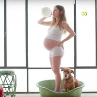 Sirsnīgs video: Deviņi mēneši vienā balona pūtienā