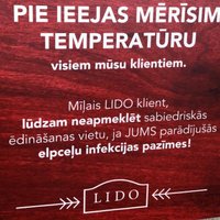Lido открывает рестораны: обещает измерять температуру посетителей на входе