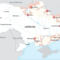 Karte: Kā pret Krieviju aizstāvas Ukraina? (23. marta aktuālā informācija)