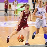 Latvijas U-20 basketbolistes Eiropas čempionāta mačā piekāpjas Itālijai