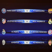 Čempionu līgas ceturtdaļfinālā 'Saint-Germain' pret 'Barcelona un Madrides klubu derbijs