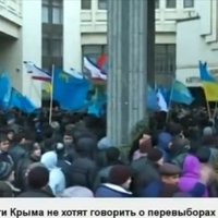 В Крыму митинги в поддержку и против новых властей Украины (прямая видеотрансляция)