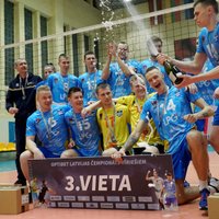 DU/'Ezerzeme' volejbolisti izcīna Latvijas čempionāta bronzas medaļas