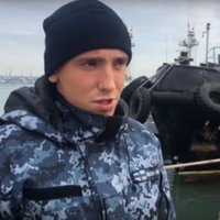 Krievijas TV parāda sagūstītos ukraiņu jūrniekus