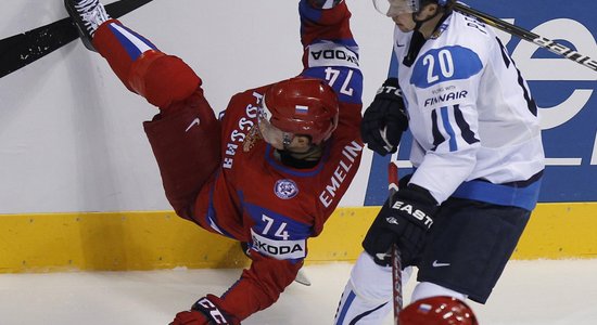 VIDEO: Somijas hokejisti 'bullīšos' apspēlē Krieviju