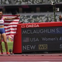 Американская бегунья побила свой же мировой рекорд, копьеметатель Чакшс — мимо финала