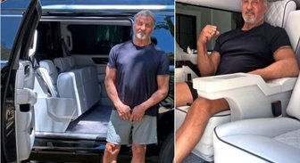 Foto: Silvestrs Stallone tirgo savu individuāli pielāgoto 'Cadillac' apvidus limuzīnu