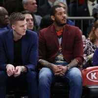 'Knicks' sezonas priekšpēdējā spēlē zaudē 'Raptors' basketbolistiem