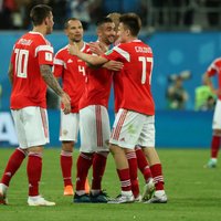 Сборная России забила три мяча Египту и выиграла второй матч на домашнем ЧМ-2018