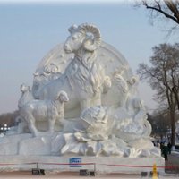 Pasaules čempionātā Sniega skulptūru veidošanā laurus atkal plūc Latvijas tēlnieki