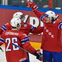 Sīkstie norvēģi PČ salauž Kazahstānas hokeja izlases pretestību