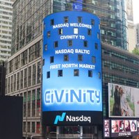 'Civinity' obligācijas sāk tirgot Viļņas biržas Baltijas 'First North' tirgū