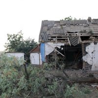 Foto: Stepanovka – no Krievijas izšautu 'Grad' raķešu 'lietus' iznīcināts ciemats