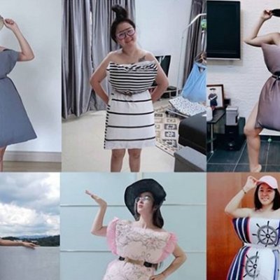 ФОТО. Платье от Карантино: как одеяла и подушки превратились в модный тренд