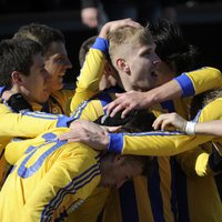 'Ventspils' futbolisti virslīgas līderu mačā izrauj uzvaru pār 'Skonto'