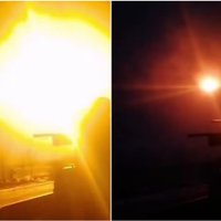 Video: Ukraiņi ar 'Browning' ložmetēju notriec okupantu raķeti