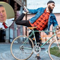 Policijas pārstāvis Andris Locs: ar velosipēdu brauc tie, kam nav darba un bērnu