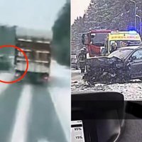 Video: Garkalnē vieglais auto frontāli ietriecas furgonā