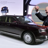 Lukašenko savu vācu 'Maybach' limuzīnu mainīs pret krievu 'Aurus'