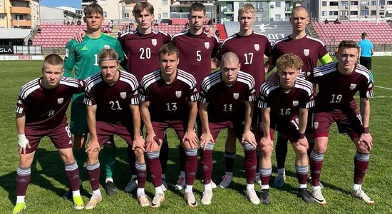 Latvijas U-19 izlasei zaudējums Eiropas čempionāta kvalifikācijā liedz cerības uz finālturnīru