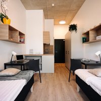 Фото: в Пардаугаве открылся жилой комплекс для студентов SHED Co-living Riga