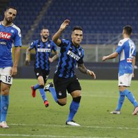 'Inter' neklātienes cīņā ar 'Atalanta' nosargā otro vietu A sērijā