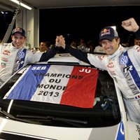 'Fantastiski! Pasaules čempions!' Ožjērs pārņem Lēba stafeti WRC