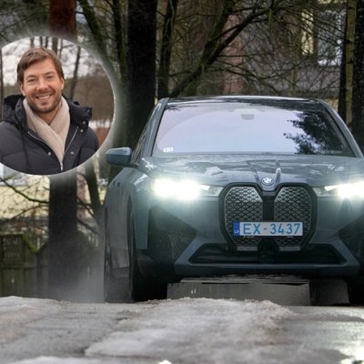 Video: Uzņēmējs Armands Broks izmēģina 'BMW iX' elektromobili