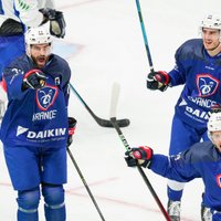 Francijas hokejisti izcīna otro uzvaru Pekinas olimpisko spēļu kvalifikācijas turnīrā Rīgā