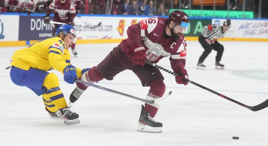 Latvijas hokeja izlases uzvara pār Zviedriju – skatītākā sporta pārraide kopš 2014. gada