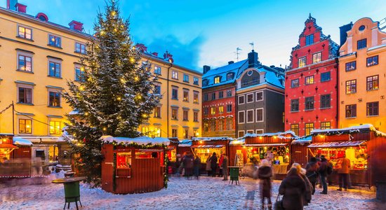 Svētku tirdziņi vecpilsētas sirdī un siltumnīcās: ko šogad piedāvā Stokholma