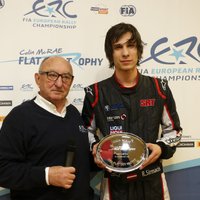 Latvijas junioru rallija čempions Sirmacis iegūst 'Colin McRae ERC Trophy'