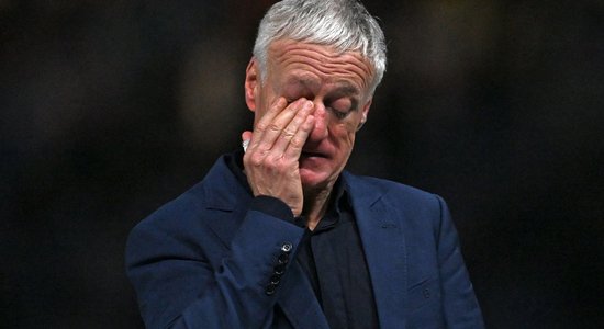 Francijas izlases treneris Dešāns par zaudējumu finālā: tas bija nežēlīgi