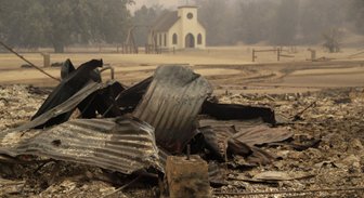 Пожар уничтожил ранчо Paramount, где снимали 