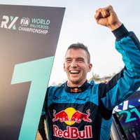 Haotiskā finālā pirmo uzvaru 'World RX' sezonā izcīna Timijs Hansens