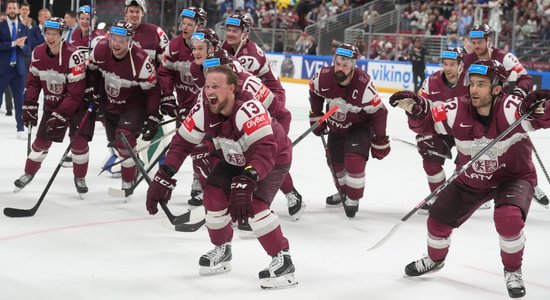 Latvijas hokejistu pasaules čempionāta ceturtdaļfināls pret Zviedriju bija skatītākā pārraide valstī