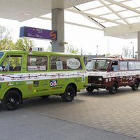 Liepājā, Jelgavā un Rīgā varēs apskatīt RAF mikroautobusus ekspedīcijai uz Vladivostoku