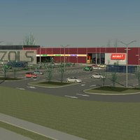 ФОТО: В Риге открывается новый торговый центр Ozols, построенный возле Akropole