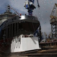 Спущен на воду "Илья Муромец" — первый за 45 лет ледокол для ВМФ России