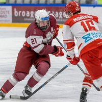 Latvijas U-18 hokejisti Četru nāciju turnīra pirmajā spēlē uzvar Dāniju