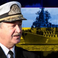 'Moskva' nogremdēšana atklāj prātam neaptveramu bardaku Krievijas flotē, saka viceadmirālis Zeibots