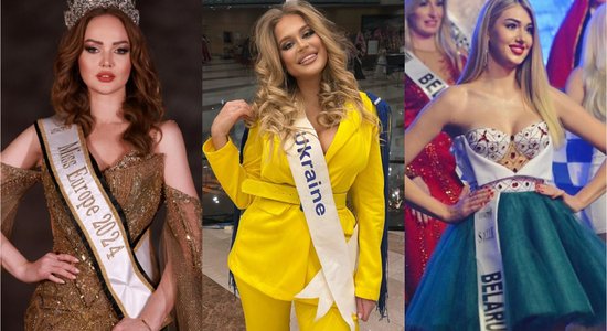 Dīvainā konkursā 'Miss Europe' uzvar krieviete un baltkrieviete