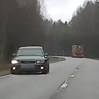 Video: Policija apturējusi 'Audi' vadītāju, kurš traucās ar 185 km/h